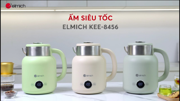 Ấm siêu tốc đun nước nhanh chóng và an toàn tuyệt đối (Nguồn: Elmich)