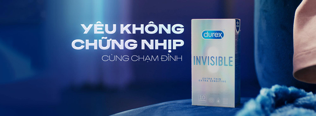 Bao cao su Durex Invisible cực siêu mỏng (Nguồn: Durex Vietnam)