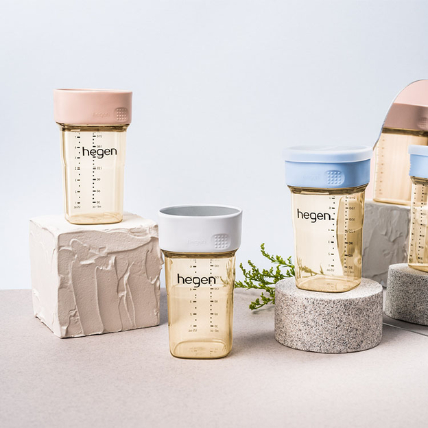 Bình tập uống Hegen có ống hút (Nguồn: Hegen)