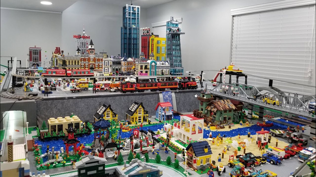 Bộ lắp ráp Lego City tái hiện sinh động cuộc sống đô thị nhộn nhịp