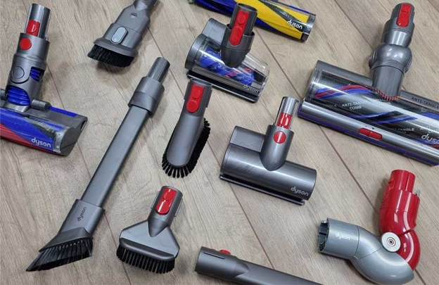 Bộ phụ kiện phong phú đáp ứng mọi nhu cầu làm sạch (Nguồn: Dyson Vietnam)