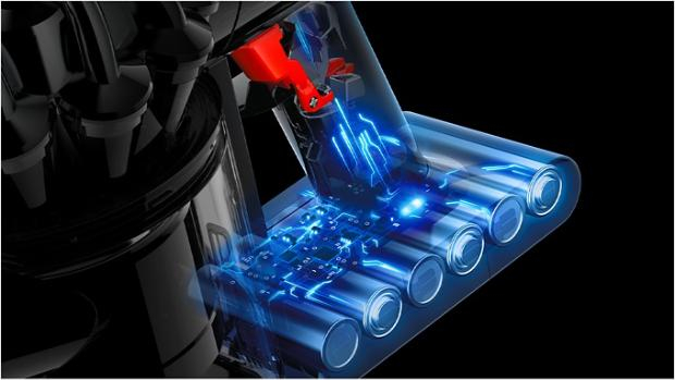 Hệ thống pin thông minh giúp kéo dài thời gian hoạt động (Nguồn: Dyson Vietnam)