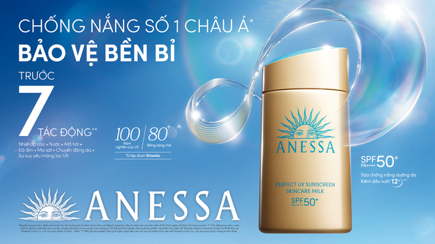 Khả năng chống nước tuyệt vời cho các hoạt động ngoài trời (Nguồn: Anessa Vietnam)