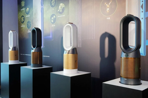 Máy lọc không khí Dyson với kiểu dáng không cánh an toàn