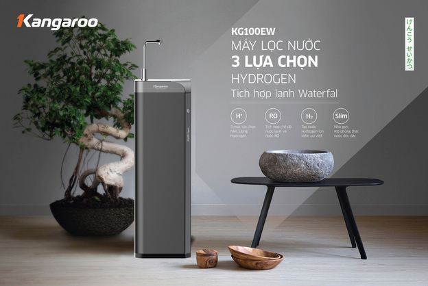 Máy lọc nước Hydrogen là niềm tự hào công nghệ của Kangaroo (Nguồn: Kagaroo)