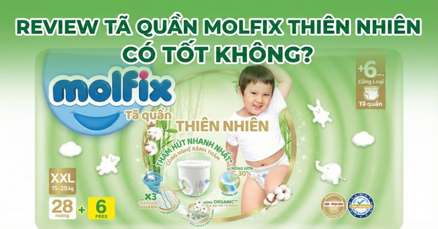 Molfix không chỉ bán tã, họ bán sự an tâm tuyệt đối từ thiên nhiên cho làn da nhạy cảm của bé.