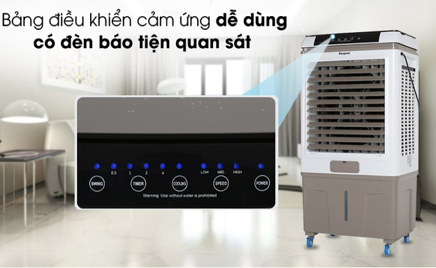 Quạt hơi nước giúp làm mát không gian mở hiệu quả (Nguồn: Kagaroo)