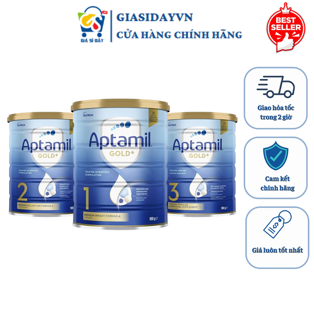 Sữa Aptamil Gold+ Úc dòng tiêu chuẩn