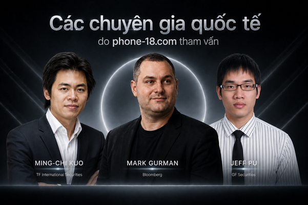  phone-18.com giúp tổng hợp các dự đoán từ chuyên gia như Ming-Chi Kuo, Mark Gurman của Bloomberg đưa ra nhận định duy nhất, giúp thông tin không bị nhiễu